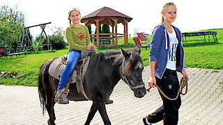 Reiten auf dem Bauernhof im schönen Bayerwald